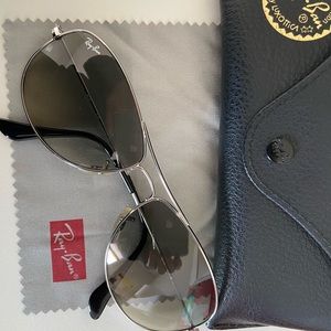 Ray-Ban Cockpit silver/brown gradient sunglasses